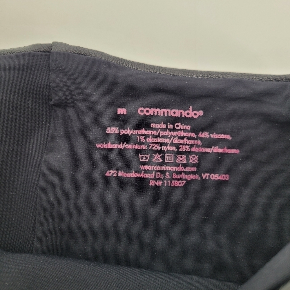NEW Commando black faux leather leggings size Medium - Picture 4 of 6